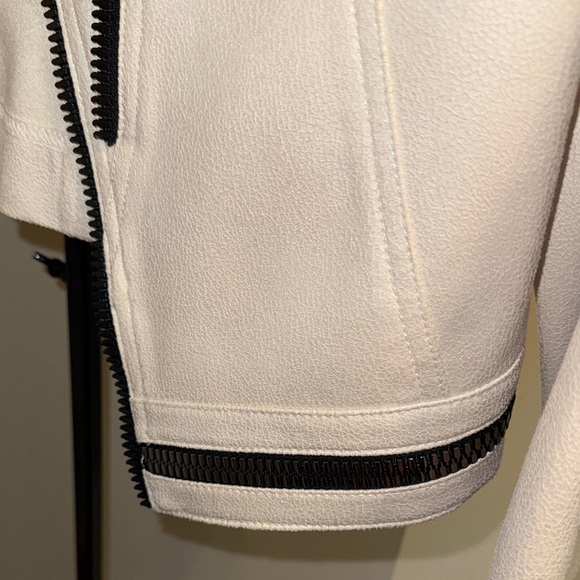 Vex White Biker Jacket - Picture 3 of 5